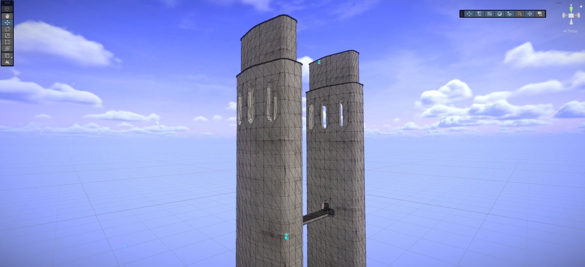 Tarkensplat's tweet photo. Still waiting on the DEMO build to be approved by Steam but at least it means I can get a head start on modeling the rest of the levels. Really liking how world 2 is shaping up.

#screenshotsaturday https://t.co/hSAmZ61Clp