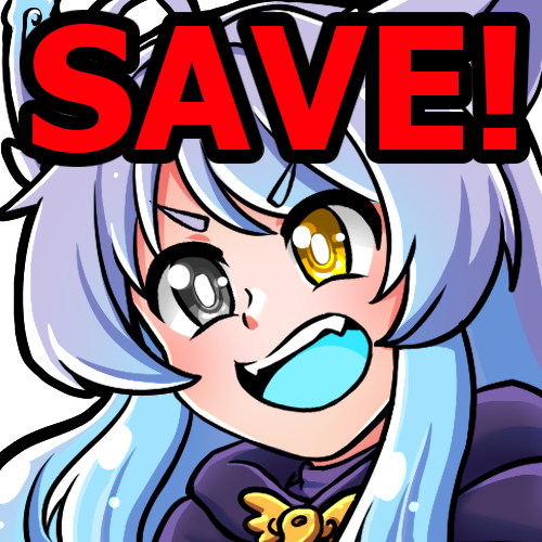 TamaMagatama's tweet photo. I interrupt your feed to tell you:
Don't forget to SAVE! 💾
Save your canvas or your game! You'll regret not saving later! https://t.co/aWTY0v0yv4