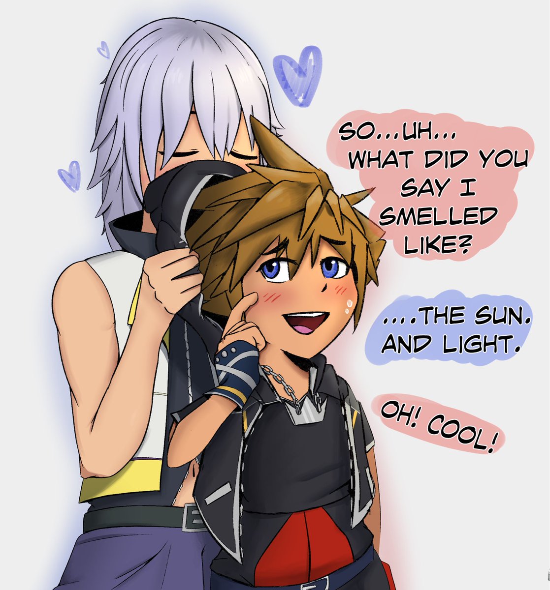Phoro_4's tweet photo. Riku’s ability to smell darkness from Chain of Memories is criminally underutilized (happy Yaoi day) #soriku #kingdomhearts https://t.co/11K1g54mCS