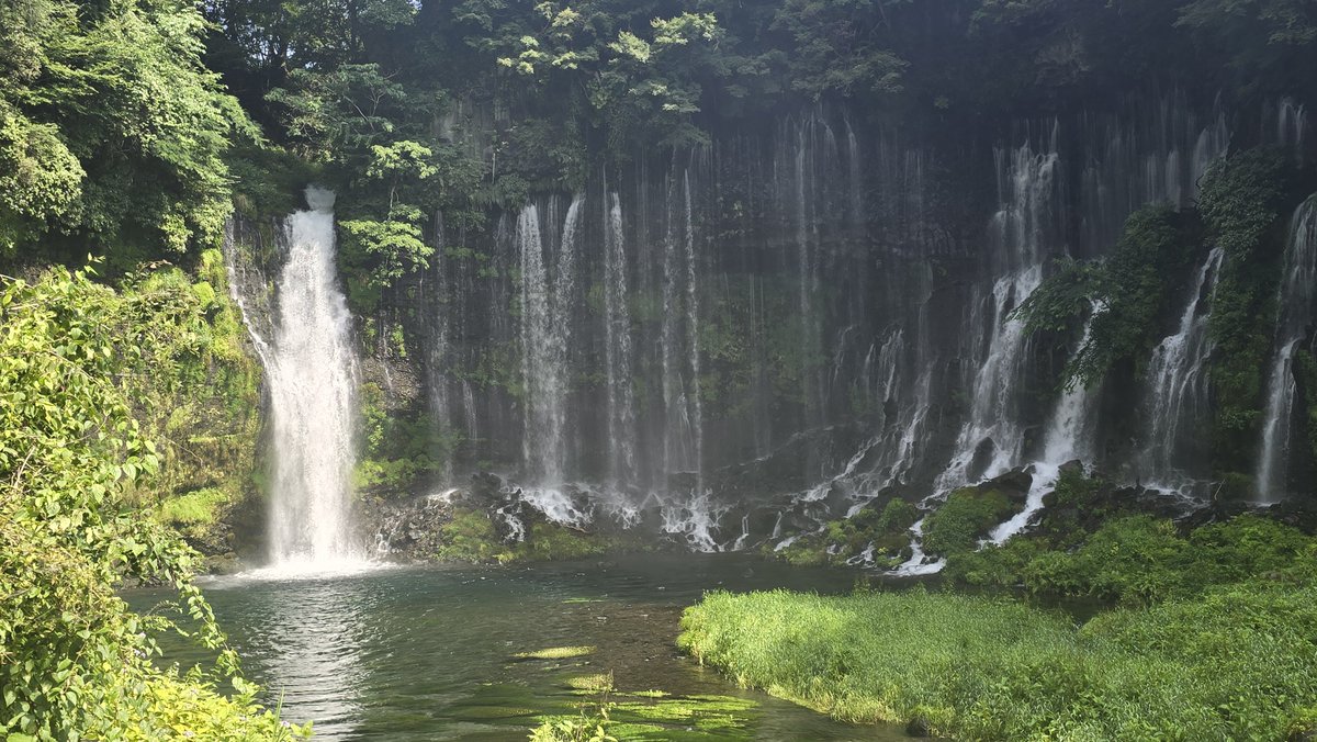 yotubit428's tweet photo. 昨日疲れすぎて上げ忘れてたものを( ´･ω･)⊃ ｽｯ
めっちゃ富士山が近くに見えましたし、滝はとても綺麗で涼しかった☺️
でもプチ登山と長ーい階段の昇り降りはさすがに疲れた…_( _ *`ω､)_ https://t.co/uxNCPGHM8t