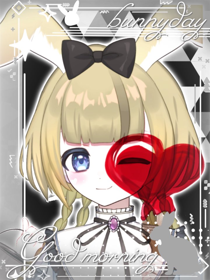 Avvy_alice's tweet photo. おはようございます���️今日はバニーの日！
アリスとウサギは相性バッチリ🐰💗
#Avvy #バニーの日 https://t.co/QS5dZ4u7VQ