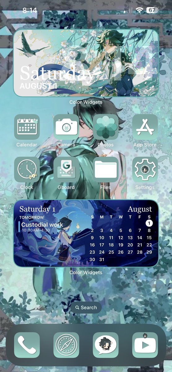 asti_luni's tweet photo. I still adore the app icons I made for myself for Xiao themed homescreen 🤤

I just never got around to make more icons for my newer apps I'm lazy https://t.co/XQStvNOvOG