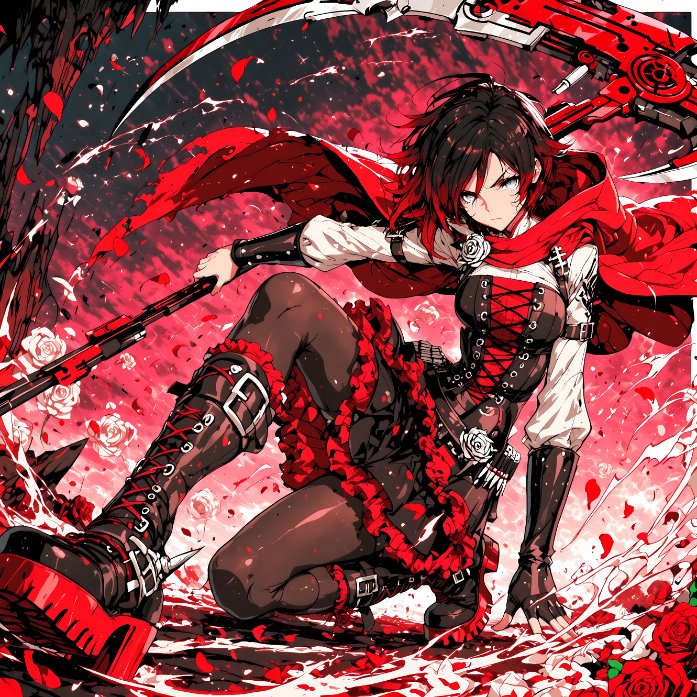LittleHood001's tweet photo. Ruby Rose (RWBY) 
https://t.co/czKdNvbv95
https://t.co/4BvEqLR33E
#PixAI @PixAI_Official #Rwby #RubyRose #fanart #aiart https://t.co/49gxndrPEv