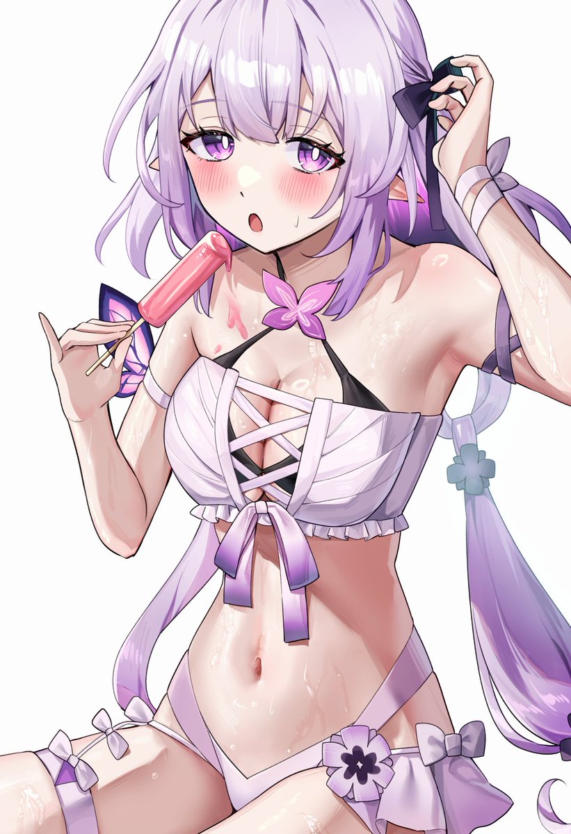 0709Mikoto's tweet photo. 「暑いですね…」
＃Castorice https://t.co/R5rp85er80