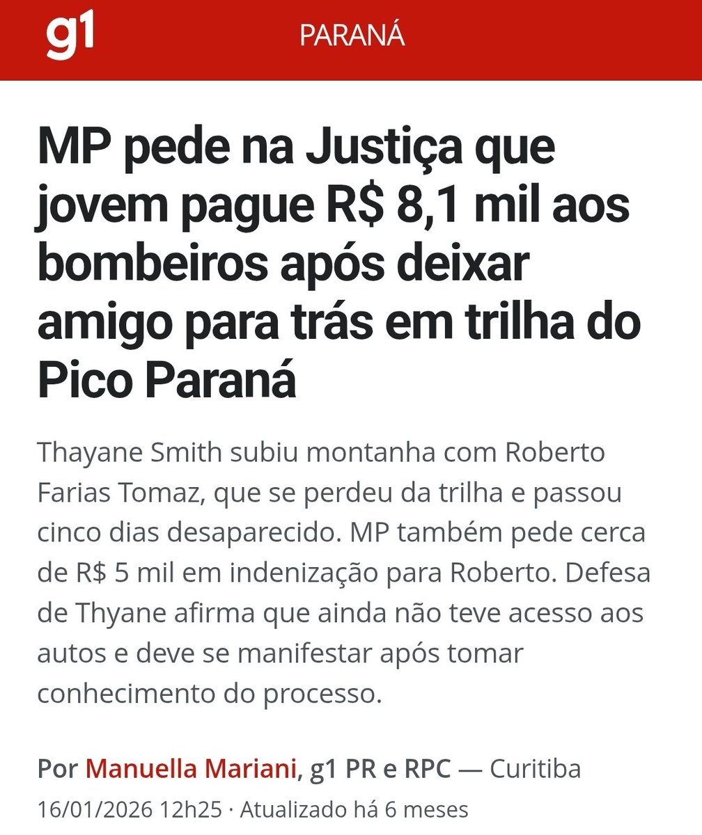 RaimundoDante's tweet photo. Lembram da Tayanne Smith? O MP simplesmente pediu na justiça que ela pague R$ 8,1 mil aos bombeiros após deixar amigo em trilha. 

O mesmo MP que não move uma única palha contra os grupos de red pill que infestam a Internet. 

Esse é sem dúvida o maior caso de misoginia do MP! https://t.co/vJQBPlNSq2