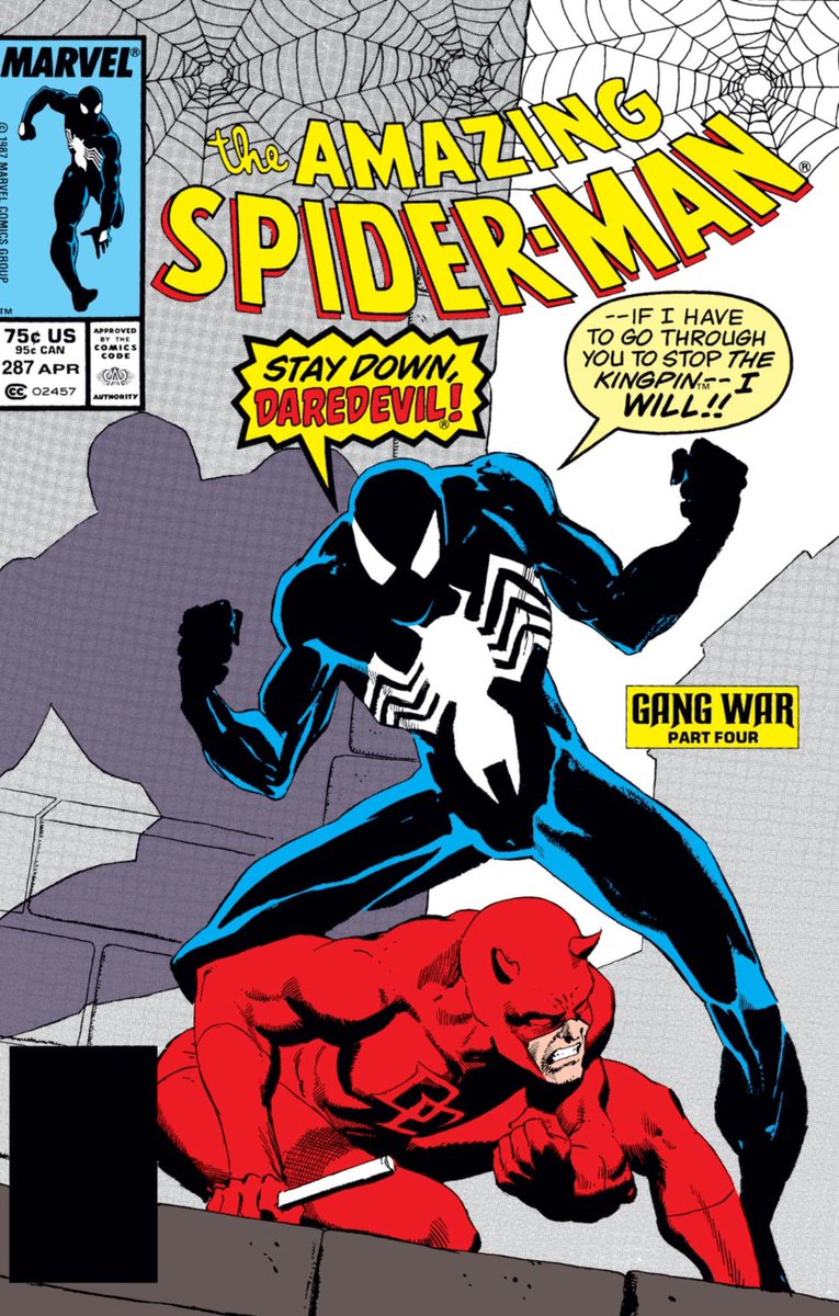 Sorazure15's tweet photo. Ideal mcu Spider-Man 5:

- black cat fling 
- gang war (tombstone, hammerhead, Silvermane, kingpin)
- big Jean DeWolff role
- black suit (from sw) but doesn’t suspect anything yet 
- daredevil  
- MJ relationship still on hold, has her own thing going on 
- Ned is investigator https://t.co/TBNQtv8Nht