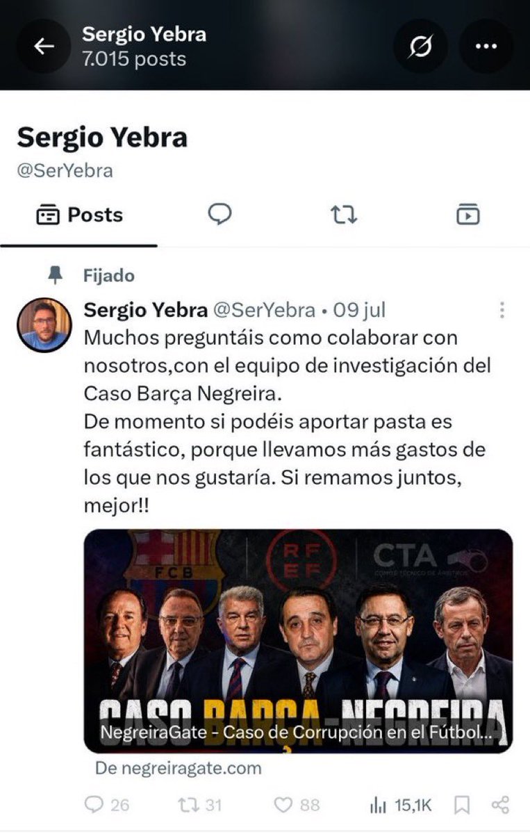 defensadelbarca's tweet photo. @SerYebra @MiguelGalanCNFE Muerto de hambre 🤣🤣🤣 https://t.co/WMTwyS3Xu8