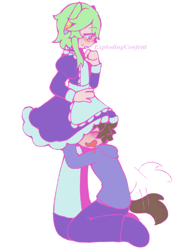 ConfettiBird's tweet photo. Maid!🦜☯️ https://t.co/v8klnR8W2G