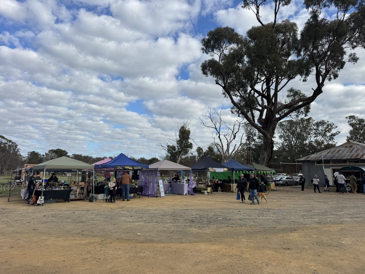 ihaveabluehat's tweet photo. Good morning from the Hall markets in Canberra ☀️ https://t.co/6avKkuiOne