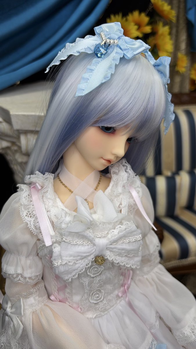 ryo_i65361's tweet photo. ドルパで、お友達のディーラーさん(@dolly_riz )の所でヘアアクセを買って来ましたぁ〜‼️
ホントは、別のデザインのやつが似合うと思ったんだけど、たまたま無かったので、オーダーさせて貰いました。
まぁ〜コレはコレで可愛いし、使い道もありそうだけどネ‼️ https://t.co/kLgTqg7pIH