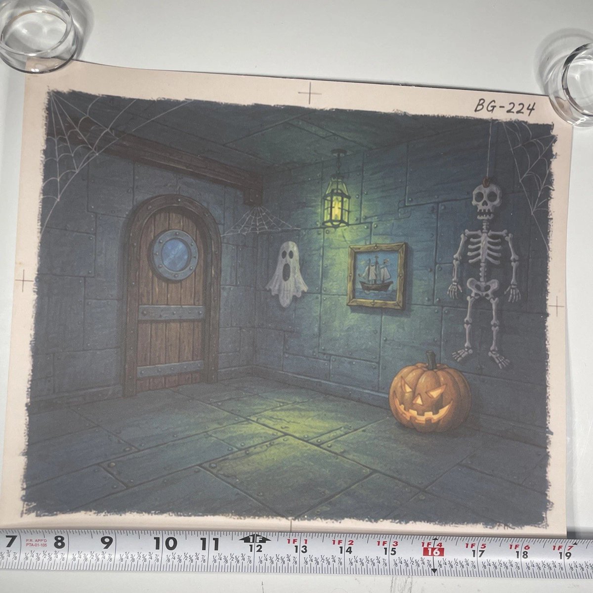 ArtofSpongeBob2's tweet photo. Hey animation fans! Beware 'Necro9 Animation' on eBay. The "vintage" backgrounds that they are selling are completely fabricated, just total AI generated garbage. https://t.co/thg9TPBmph