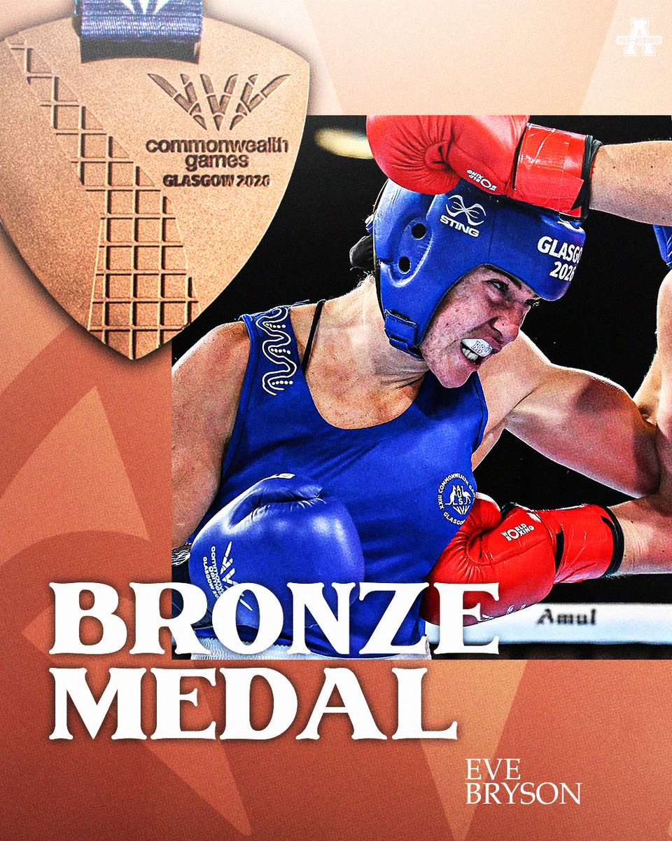 ausboxing's tweet photo. Our #CommGamesAUS campaign comes to a close, with an impressive total of six medals in Glasgow.
π₯Lekeisha Pergoliti
π₯Paul Trainor
π₯Eve Bryson
#ozboxing #boxing |π
#Glasgow2026 https://t.co/s8xaQveISs