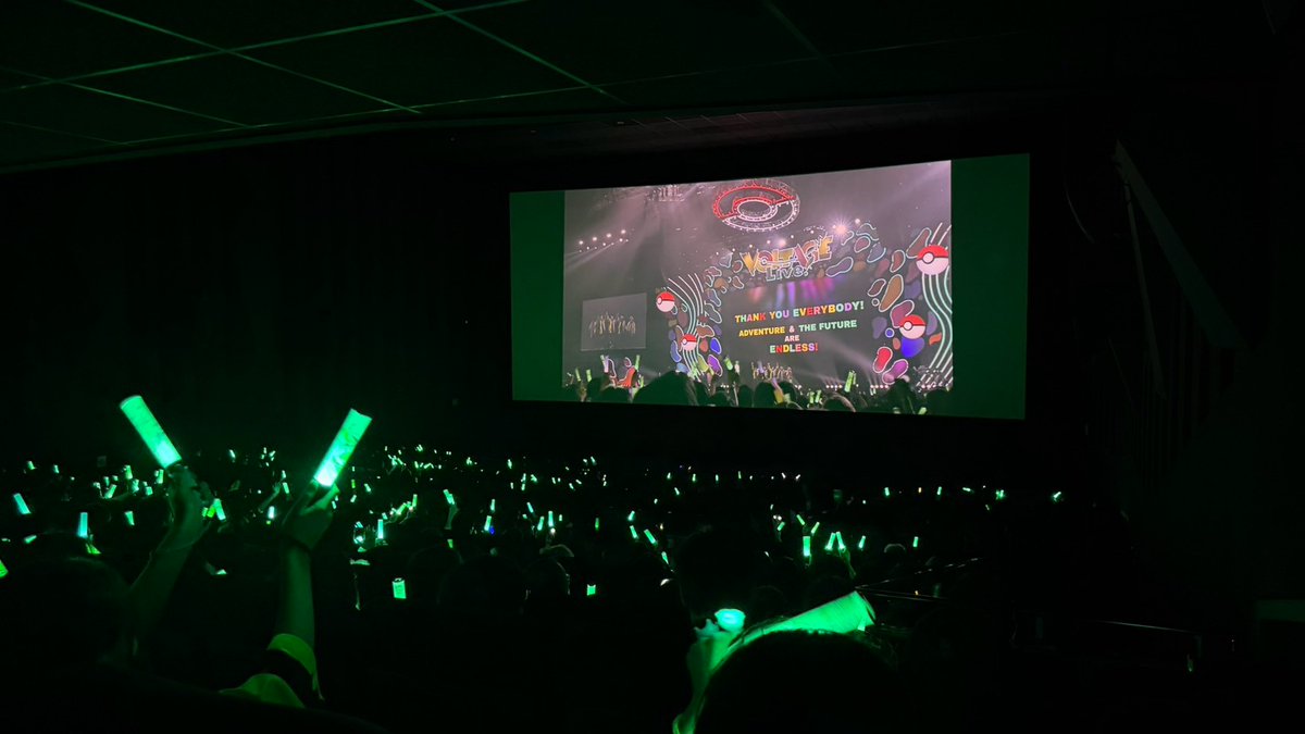 PokeMikuVOLTAGE's tweet photo. 🎊🎊🎊🎊🎊🎊🎊🎊🎊
━━━━━━━━━━━━
ポケミクライブ！
Blu-ray発売記念！5.1ch 応援上映会

2026.8.1~8.2｜東京・大阪
━━━━━━━━━━━━
🎉🎉🎉🎉🎉🎉🎉🎉🎉

全上映が終了しました！
たくさんのご来場、本当にありがとうございました！

すべての冒険と未来は、いつまでも！ https://t.co/NExs1JoFb2
