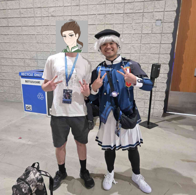 YuuyuuSQ's tweet photo. Otakon 2026 Recap!

Got the chance to wear the Allie outfit, meet a couple of great cosplayers, Trails fans, and some new or long time oomfs from here!

Of course, I will get revenge on @Raptorpgs for calling me a plant, but I also appreciate the pancakes from @SecretlyisTrash!!! https://t.co/r4P45Mf6PZ