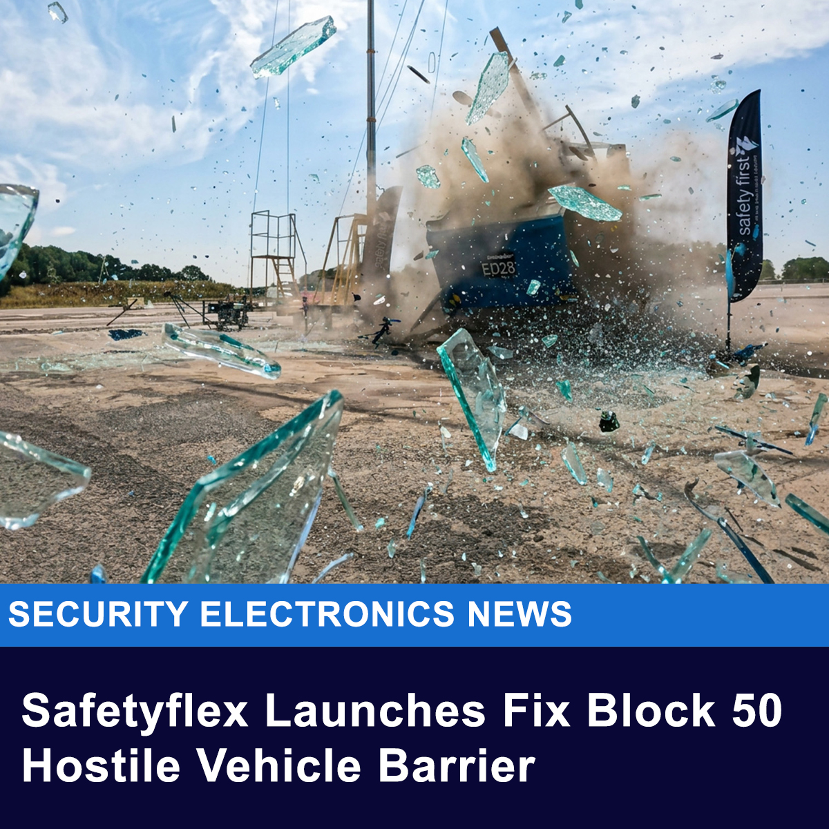 SecElecMag's tweet photo. https://t.co/UQuyFHM9ik
Safetyflex has released the Fix Block 50, a shallow-mount hostile vehicle mitigation (HVM) barrier system that has achieved a zero penetration, zero major debris result.
#Hostilevehiclemitigation #hvm #bollards #accesscontrol #security #safety #securityelectronicsnews