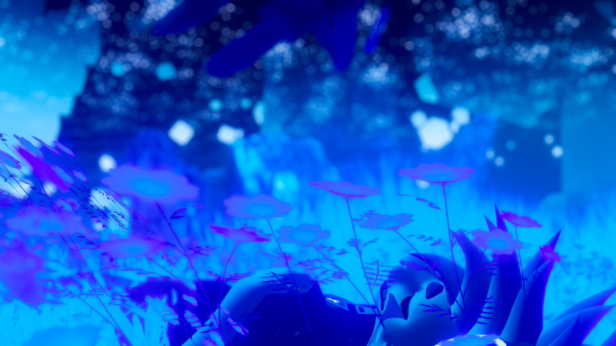 CrescentLyok0's tweet photo. Lovely blue field to lay and rest in🪻

#VRChat #VRChatphotography #Furry #Auxwave https://t.co/RFuUqJi4yX