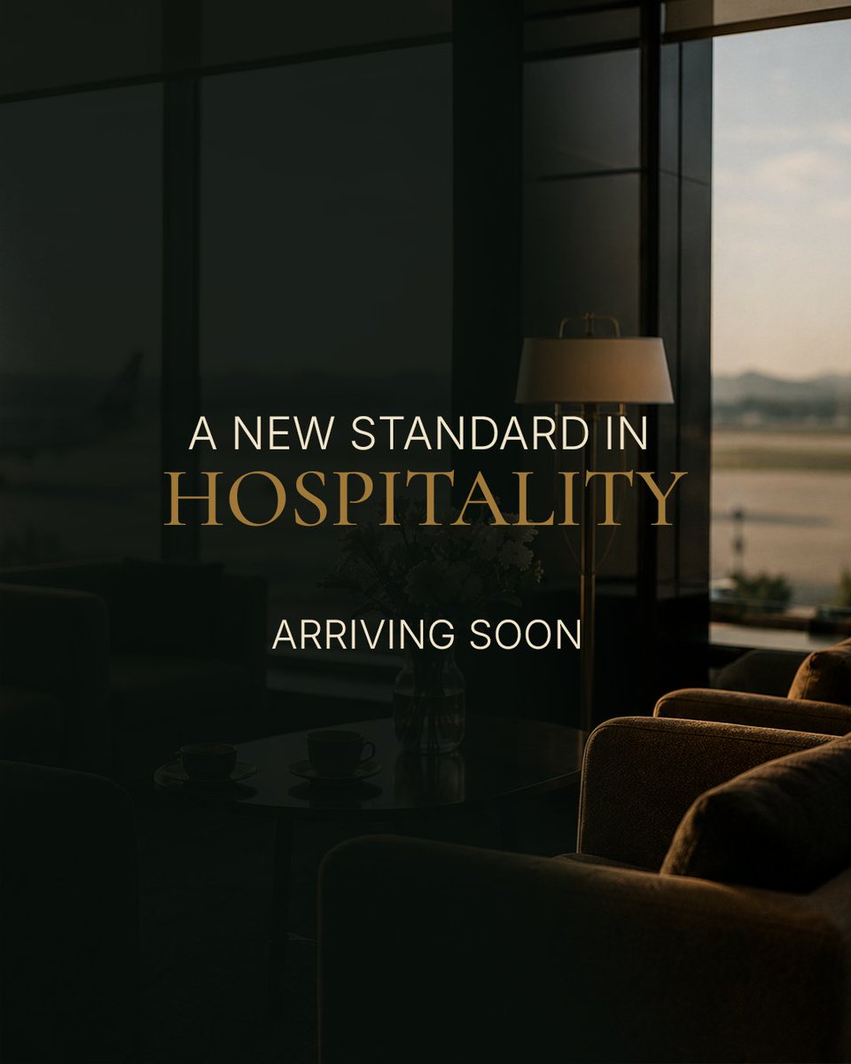 khushaamdeed's tweet photo. A new standard of premium airport hospitality is arriving soon at Islamabad International Airport. 

Every departure, every arrival, and every journey deserves to be handled with care.

#Khushaamdeed #IslamabadInternationalAirport #ComingSoon https://t.co/TXsDPuuBfH