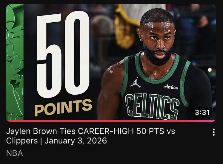 Jaylen Brown Muse 🔔 tweet media