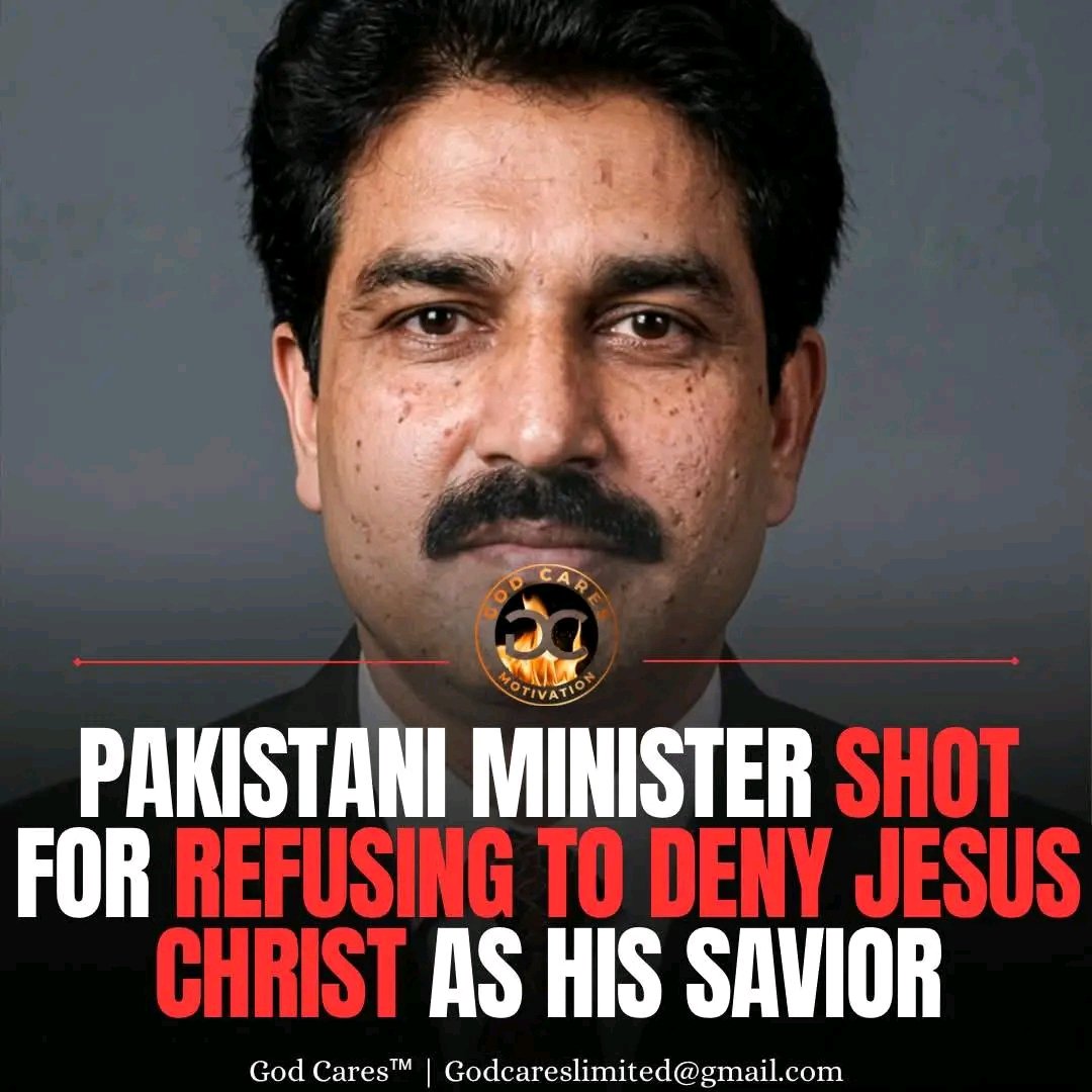 JosephYaks59741's tweet photo. He knew standing for Jesus could cost him his life… but he never denied Christ.

Shahbaz Bhatti, Pakistan’s only Christian cabinet minister, boldly defended persecuted Christians and stood for justice in the face of constant death threats.

Before he was assassinated, he left behind a message that still echoes around the world:

“I believe in Jesus Christ, who gave His own life for us. I am ready to die for my cause.”

His faith wasn’t just something he spoke about—it was something he lived.

Jesus said:

“Whoever wants to be My disciple must deny themselves and take up their cross daily and follow Me.” — Luke 9:23

Shahbaz Bhatti’s life reminds us that following Christ may come with a cost, but Jesus is worth everything.

Please pray for Christians facing persecution around the world. 🙏✝️

#PersecutedChurch #JesusChrist #Faith #PrayForPakistan