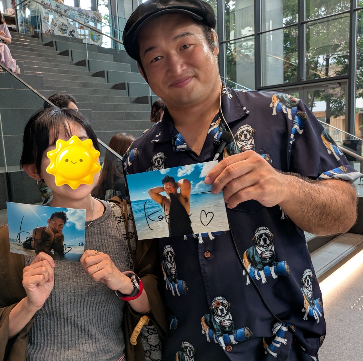 tobiuo0520's tweet photo. アロマスプレー買ったらムキムキブロマイド貰いました♥️ 面白すぎる。
#ScrumTime https://t.co/MzFmXqOBy4