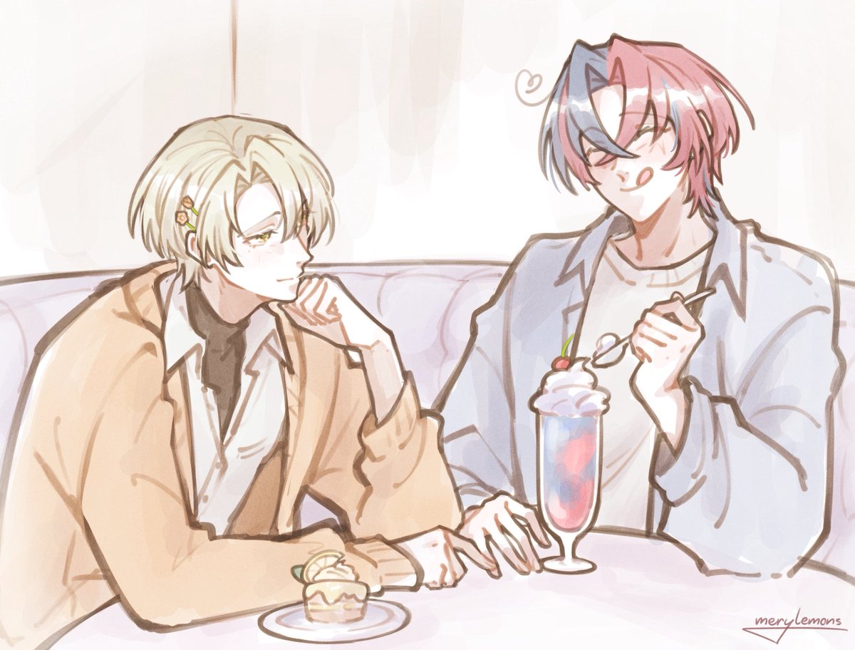 merylemons's tweet photo. #alearfredweek26 
day 1 - modern AU, date https://t.co/WNUyrHS2K3