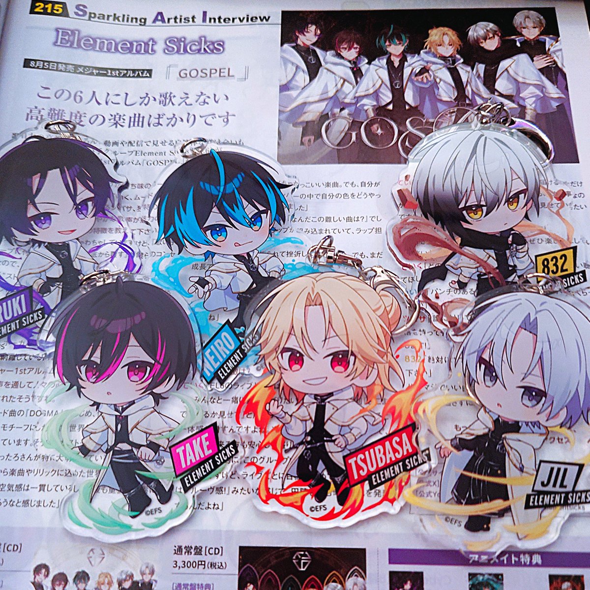 uge_9646's tweet photo. さすがにコラボには行けないけど、アニメイトのはゲットできました。（すごくたまたま）
せっかくなので、この間おうちに来たみんなと一緒に…🥰🥰🥰

#EL6 https://t.co/MGOtiwcRaq