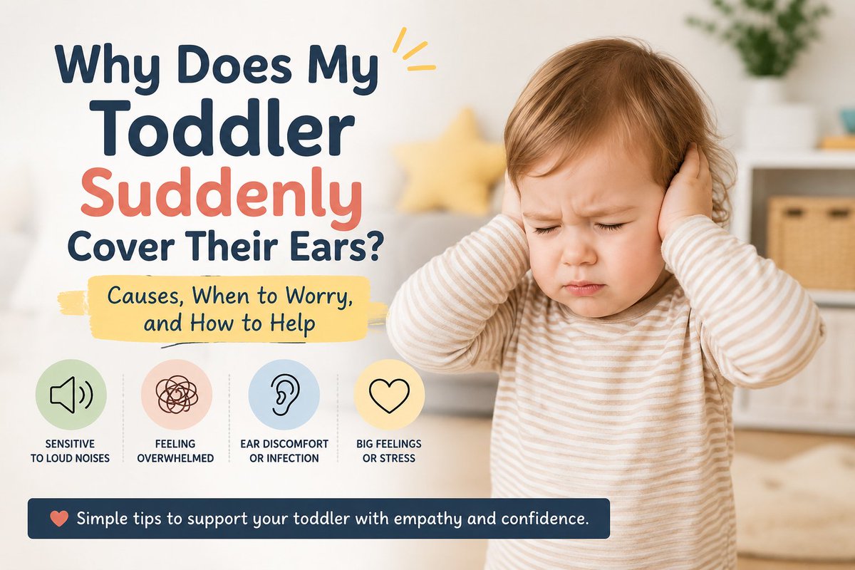 SunnysHappySock's tweet photo. Why does your toddler suddenly cover their ears? 👂💛

Most of the time, it's completely normal—but it's good to know when to pay closer attention.

Read more:
https://t.co/dvJw43OsM4
📚 Sunny's Happy Socks:
https://t.co/hPvnglJZIF

#Toddler #Parenting  #MomLife #KidsHealth https://t.co/iCNPMm98Ok