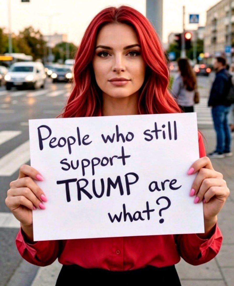 RossyPrime's tweet photo. In one word, how would you describe Trump supporters? https://t.co/7W1Vdu4RiD