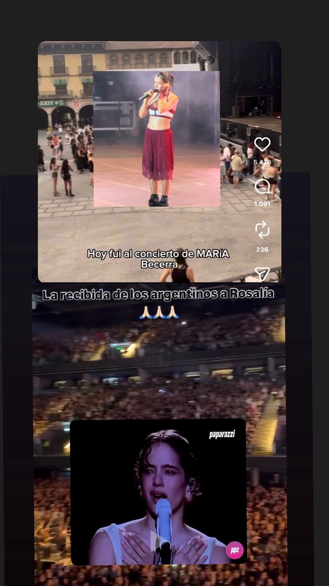 pyplam5's tweet photo. 🚨 Los fans de Maria Becerra hicieron un intento de “boicot” a Rosalía  en Argentina 🇦🇷 solo por ser amiga de Emilia Mernes y resulta que la que está en España 🇪🇸 ahora y con shows vacíos  en galpones de 150 personas es la becerra 

⚠️Estos son tus fans @MariaBecerra22 👇🏽 https://t.co/d3QIN23YpT