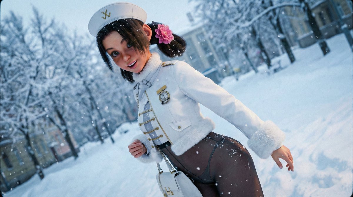 misteryaqu's tweet photo. #SF6 #Lilyhawk #StreetFighter #Streetfighter6 #Streetfighterlily #Streetfighter6lily #Sf6_Lily Lily In The Snow https://t.co/DOBR4QxlRa