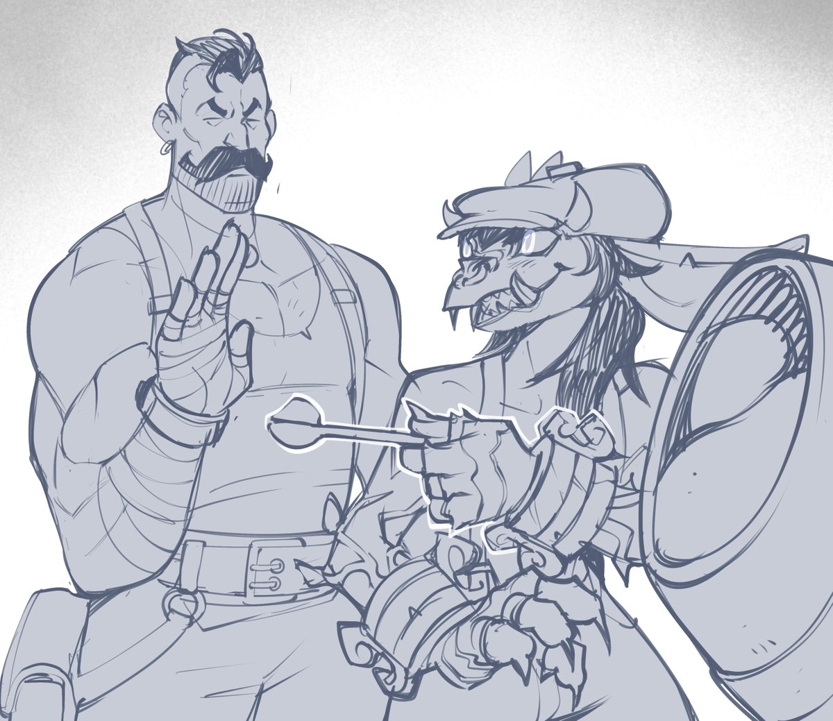 VinegarAndSoda's tweet photo. Ivy and Lash Sketch ✍️
#deadlock #deadlockfanart https://t.co/6fPocZYiRG