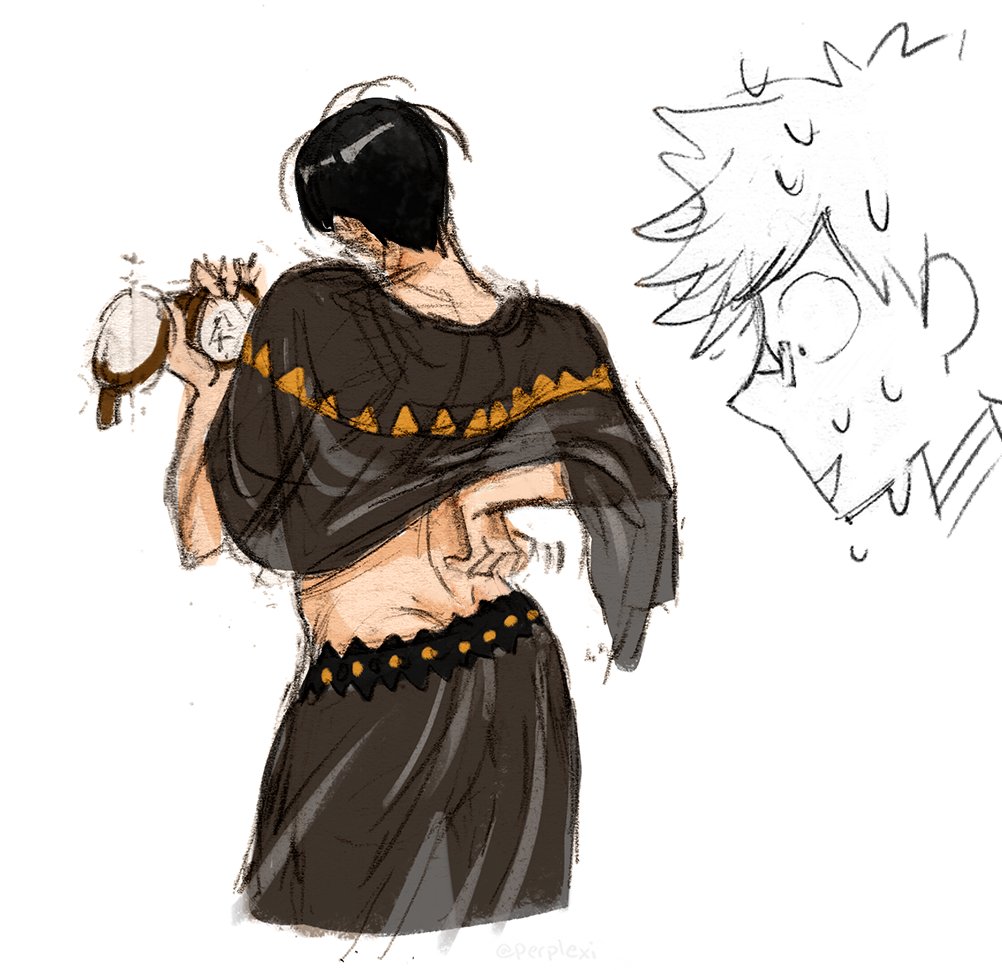 perplexi's tweet photo. he just runs hot, okay! 😩 #orufrey #wha #witchhatatelier https://t.co/tK7tnw3209