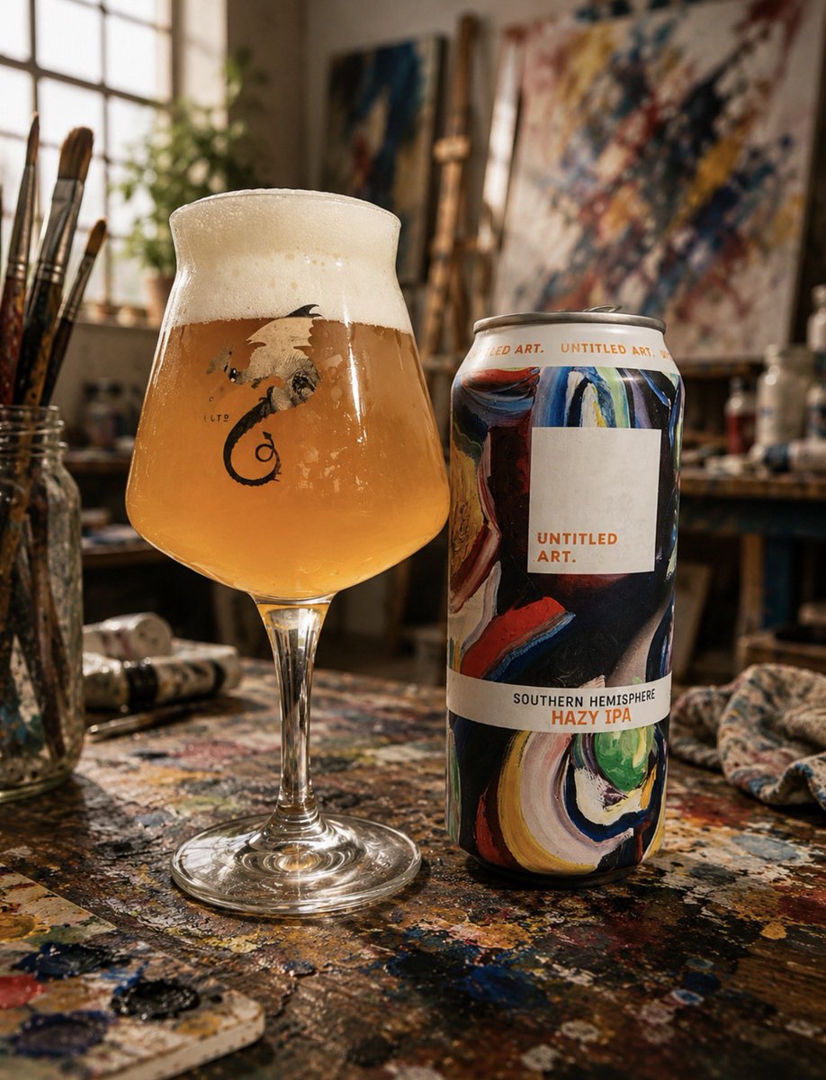 BeerAdviser's tweet photo. Christmas during summer sounds confusing.

An 8% tropical hazy makes much more sense.

🍺 Southern Hemisphere Hazy IPA — @untitledartbev 

Beer Adviser Score: 3.764 / 5.0
One sip, you get the picture.

#BeerAdviser #UntitledArt #SouthernHemisphere #HazyIPA #CraftBeerReview https://t.co/UXrXQeE2gN