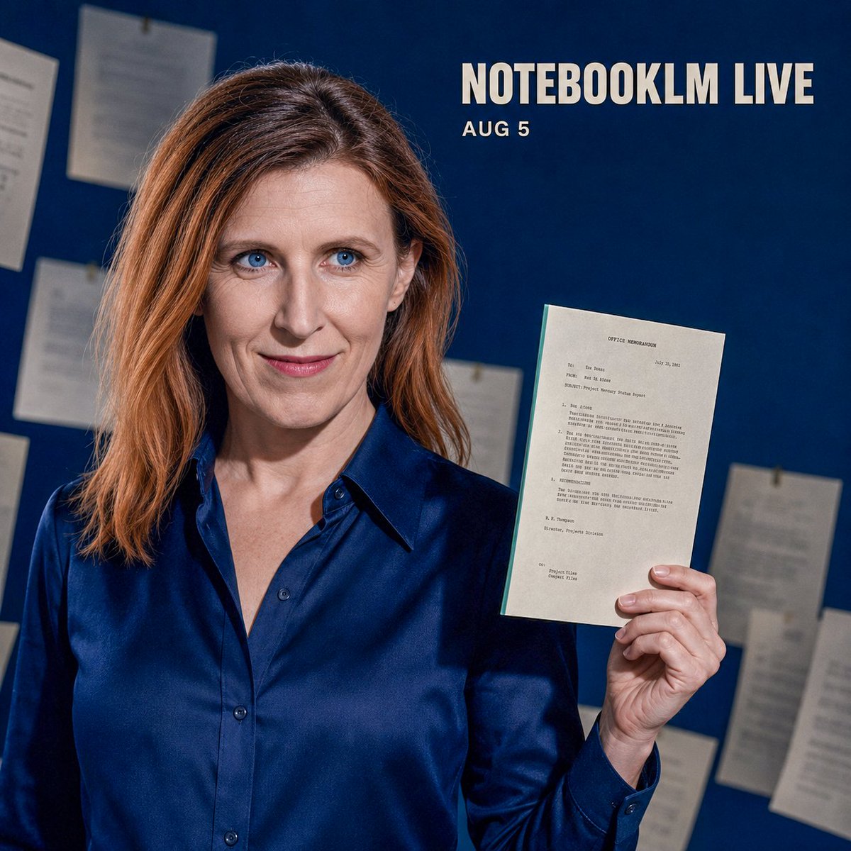 THCHouseStudio's tweet photo. Sabina fed a NotebookLM report back into its own notebook as a source, unchecked everything else, &amp; got an 11 minute presentation out of it.

Free account. No upgrade.

She runs it live Wednesday, August 5, 10:30 AM ET at The House.

https://t.co/N4QXxfPh36

#NotebookLM #LearnAi https://t.co/sDRrFXOgQZ