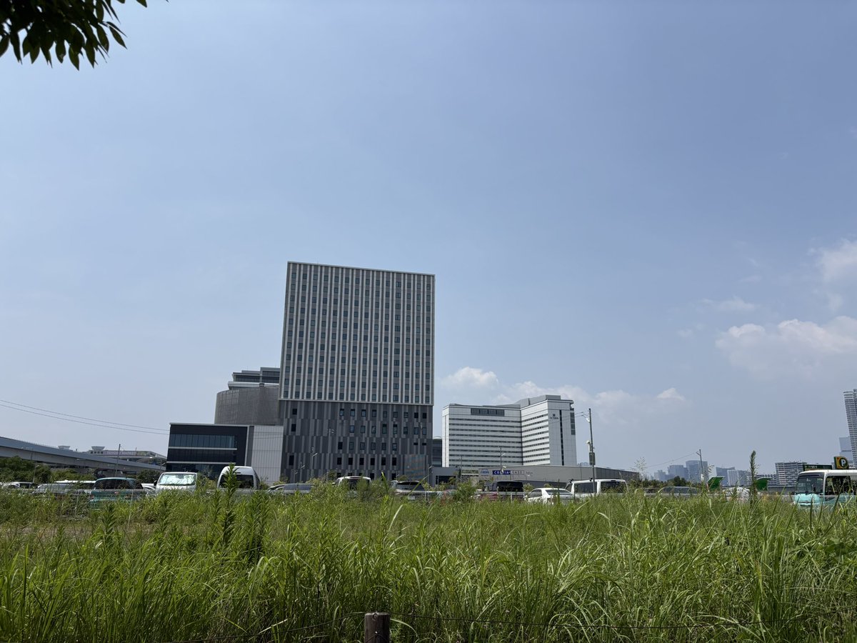 EvaMark09's tweet photo. 今日もまた豊洲へ
31年前の暑い夏の日にはここをベイビーズがゾロゾロ歩いて会場へ向かってたんだろうな

広島ベイビーズも熱い熱い今日のライブ楽しんできてください❗️

#DCT_MASATO 
#DWL95
#東京ベイサイドスクエア
#広島ベイビーズ https://t.co/MZhTn4ip6e