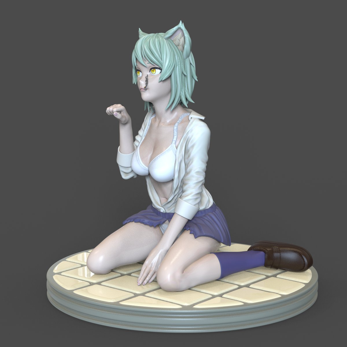 Mara_3De's tweet photo. Yani Neko from Chainsmoker cat 🎉 3D model ready for printing in our 3d cults. 📷Find it in my bio📷#3dprint #3Dprinting #3dModel #3d #namone #yanineko #anime #chainsmokercat #stl #maker #nsfw #rule34 https://t.co/vLBbXTyGH7