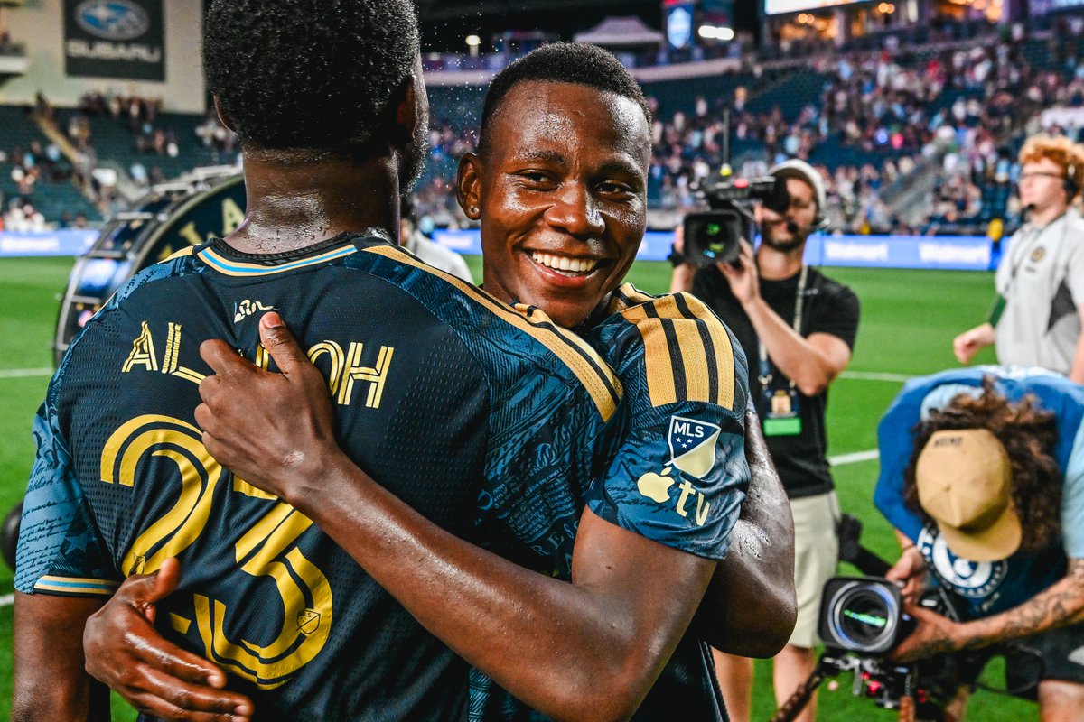 PhilaUnion's tweet photo. CELEBRATIONS ARE VERY MUCH IN ORDER 🥳 https://t.co/AojCsFPFYL
