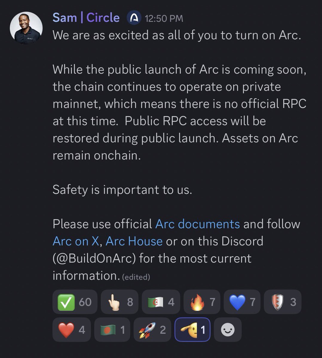 rizkyslasher's tweet photo. Public mainnet soon.
prepare your fund, ready to enjoy arc.
many interesting thing on arc to try (or to use).
Be early. https://t.co/0fe5kr3qDi