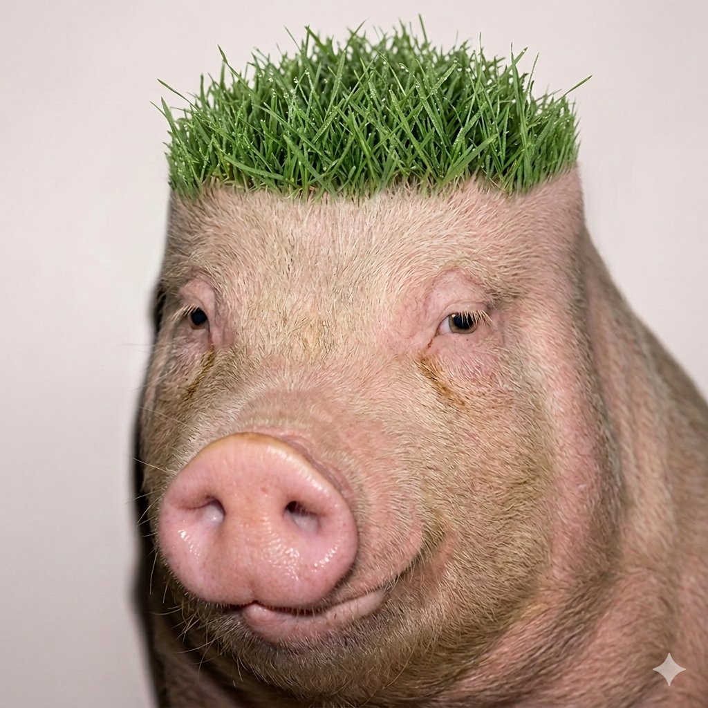 KangusB5's tweet photo. Don't forget to water your Chia Pet Wigger Pig https://t.co/WJfVeSEBNl