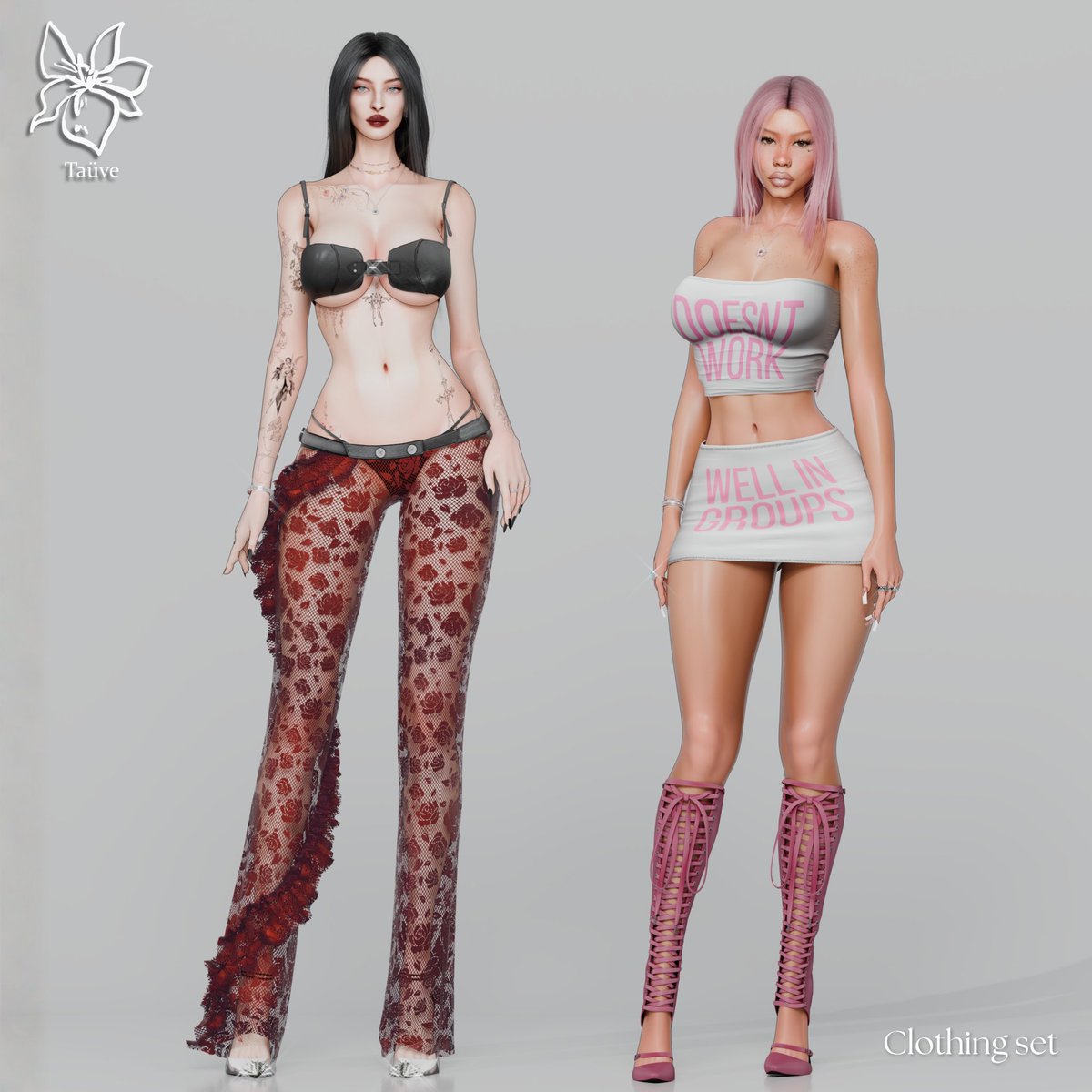 tauvesims's tweet photo. THE PROVOCATEUR - CLOTHING SET
Out now on my patreon!!
EA: 08/22
05 new meshes pieces + Blender version
rc: @bunny
Insipired by the one and only @adelajergova https://t.co/XCYZVdcuAR