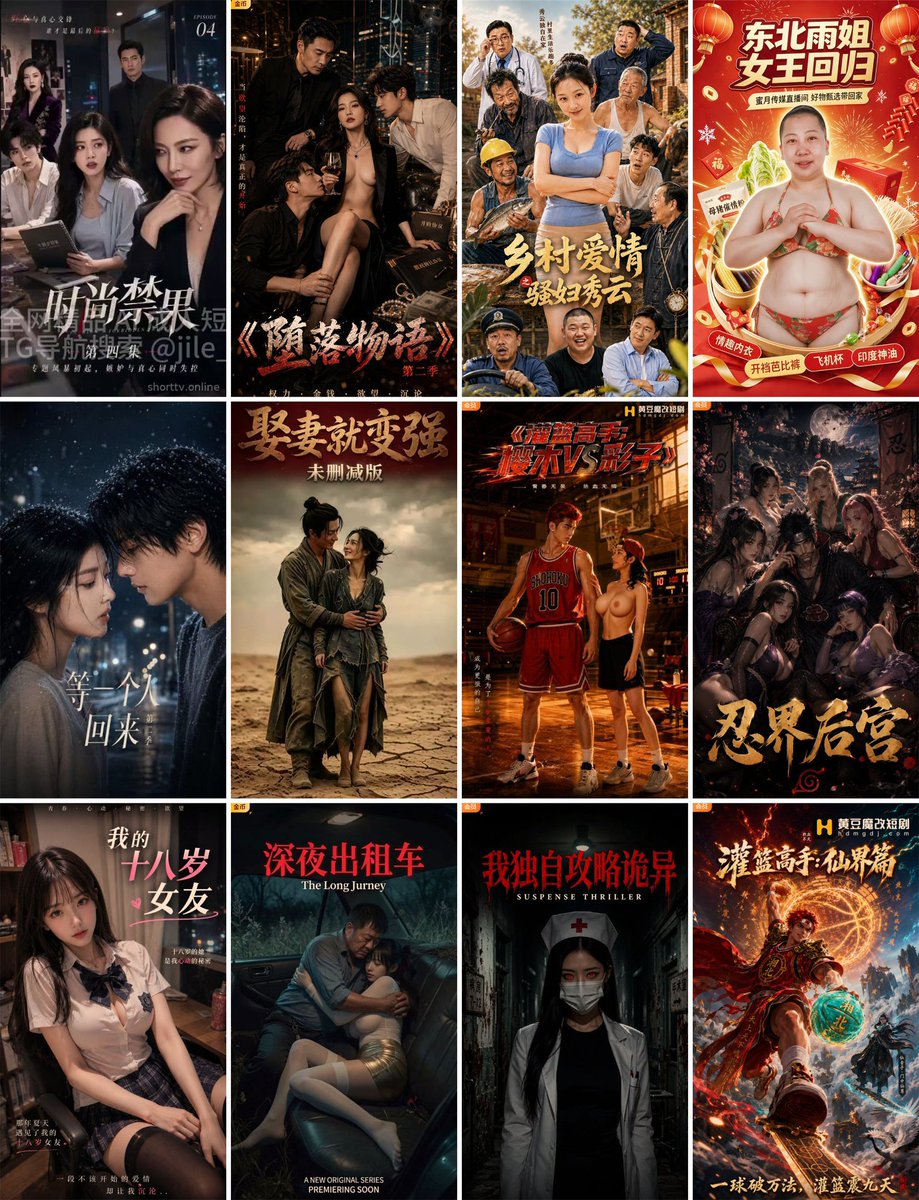 BoTheIceman's tweet photo. AI成人短剧合集已整理 《系统让我攻略弟弟》《等不到的她》《荒岛美人劫》《废材杂役》《长生录》全部收录！  
#Ai成人 #成人短剧 #禁忌 #双修

合集⬇️⬇️⬇️
https://t.co/A7gXp4gTHi https://t.co/7DOHiMLEHR