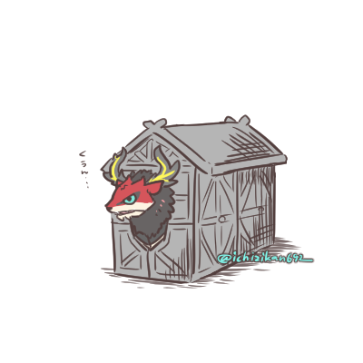 ichizikan692's tweet photo. 炎角さんハウス https://t.co/XZfdxOSByH