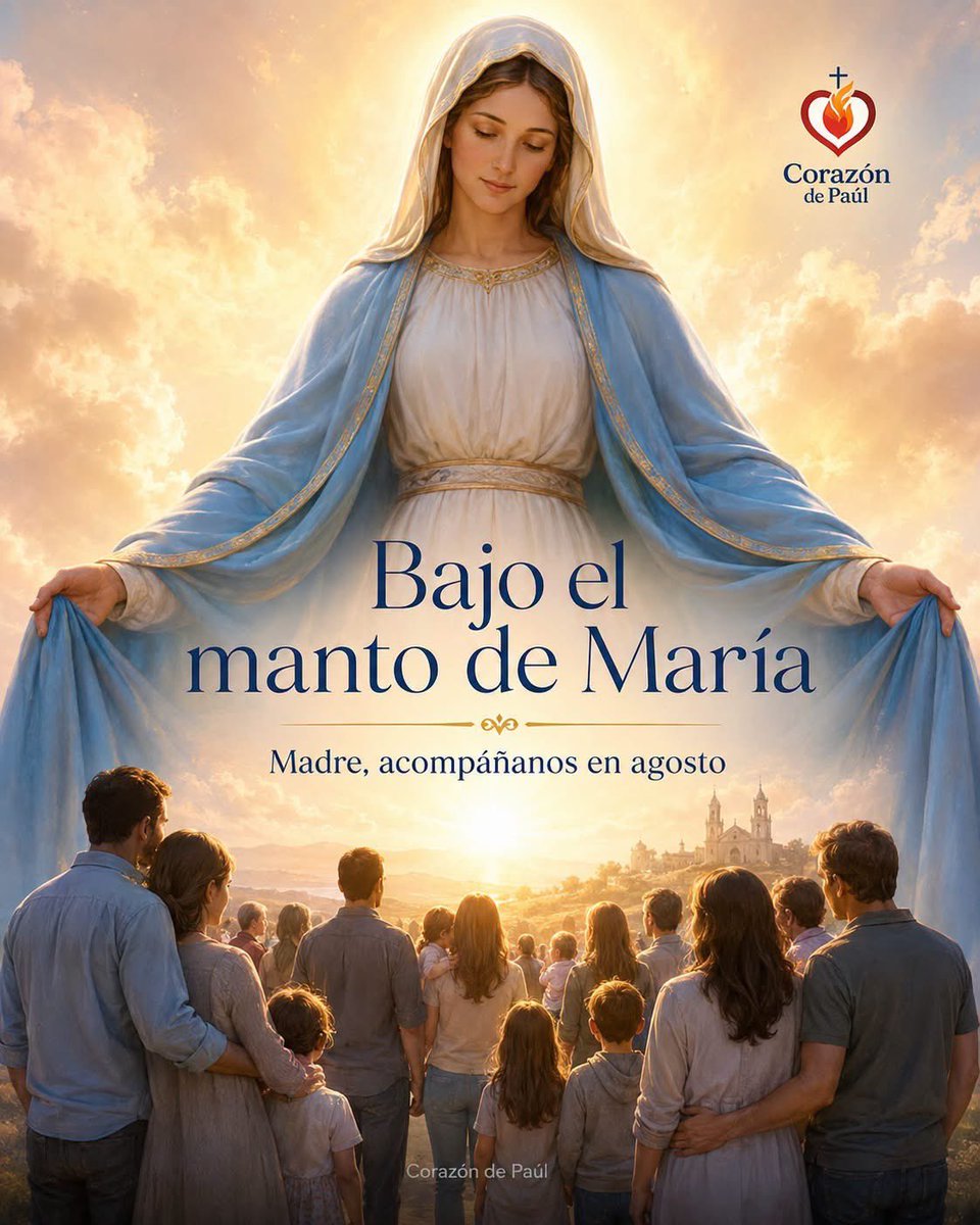 mavica7's tweet photo. Virgen María, acompáñanos durante este nuevo mes. 💙
Cubre con tu manto nuestros hogares, protege a nuestras familias y enséñanos a confiar en Dios incluso cuando el camino no sea claro.

Madre nuestra, camina con nosotros durante todo agosto.
María, ruega por nosotros. 🙏

Amén https://t.co/br161jCxIX