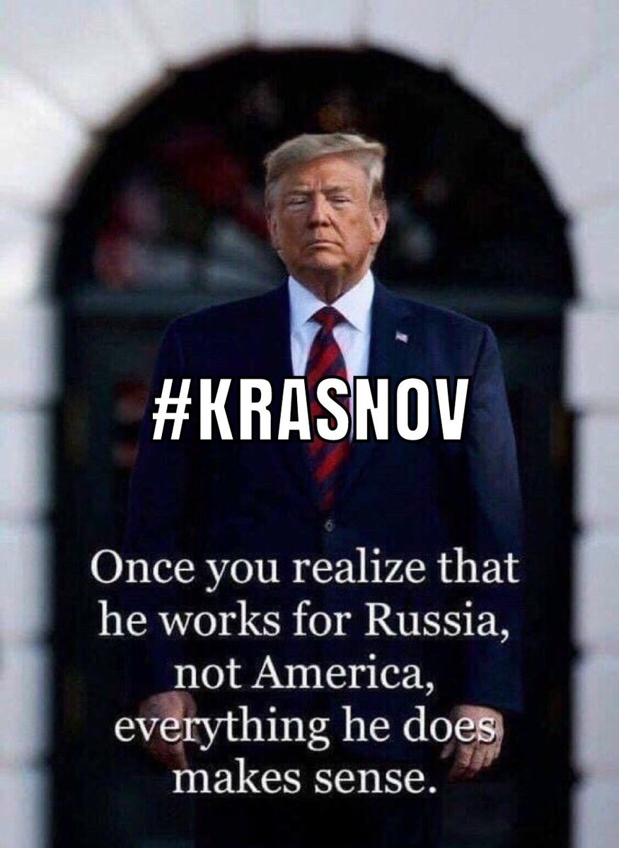 Hydralisk__'s tweet photo. @rshereme Krasnov strikes again. 
Putin simply called him and reminded him of the tapes he has. 
The White House is controlled by the Kremlin. https://t.co/AYB7Zi7AM9