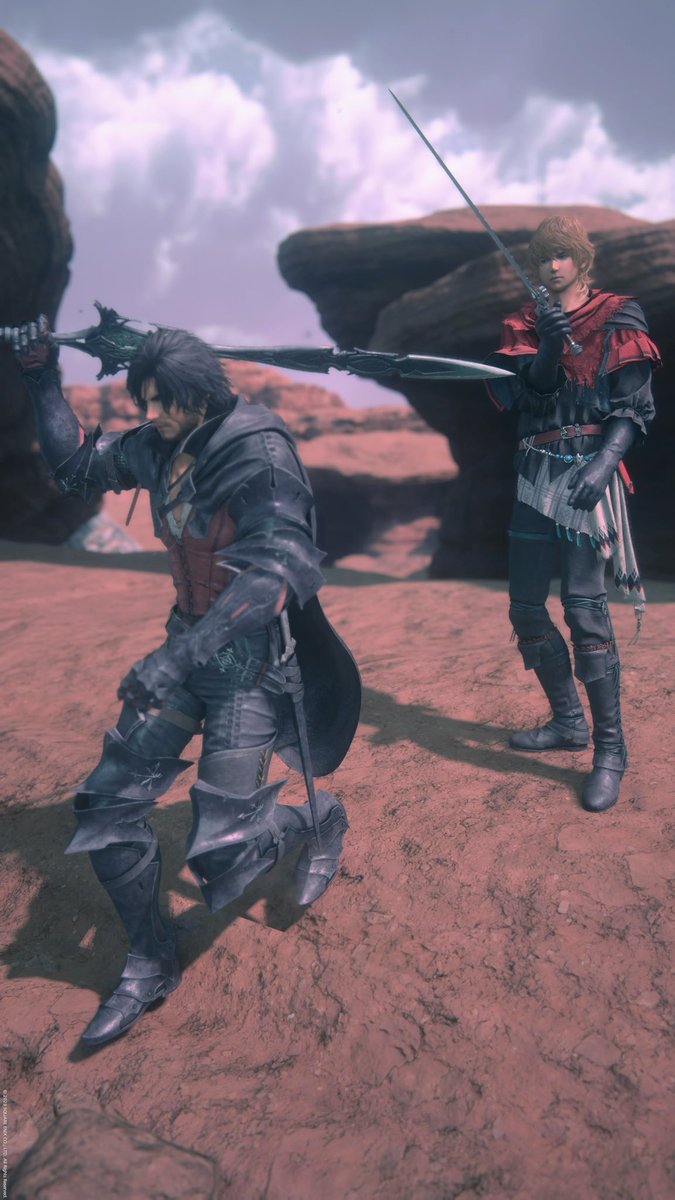 AkitoTakuma's tweet photo. #FF16  #FINALFANTASYXVI  #FF16PhotoMode 

兄さん、後ろに僕がいるのにその納刀は危なくないかい？ https://t.co/FZwThI77RM