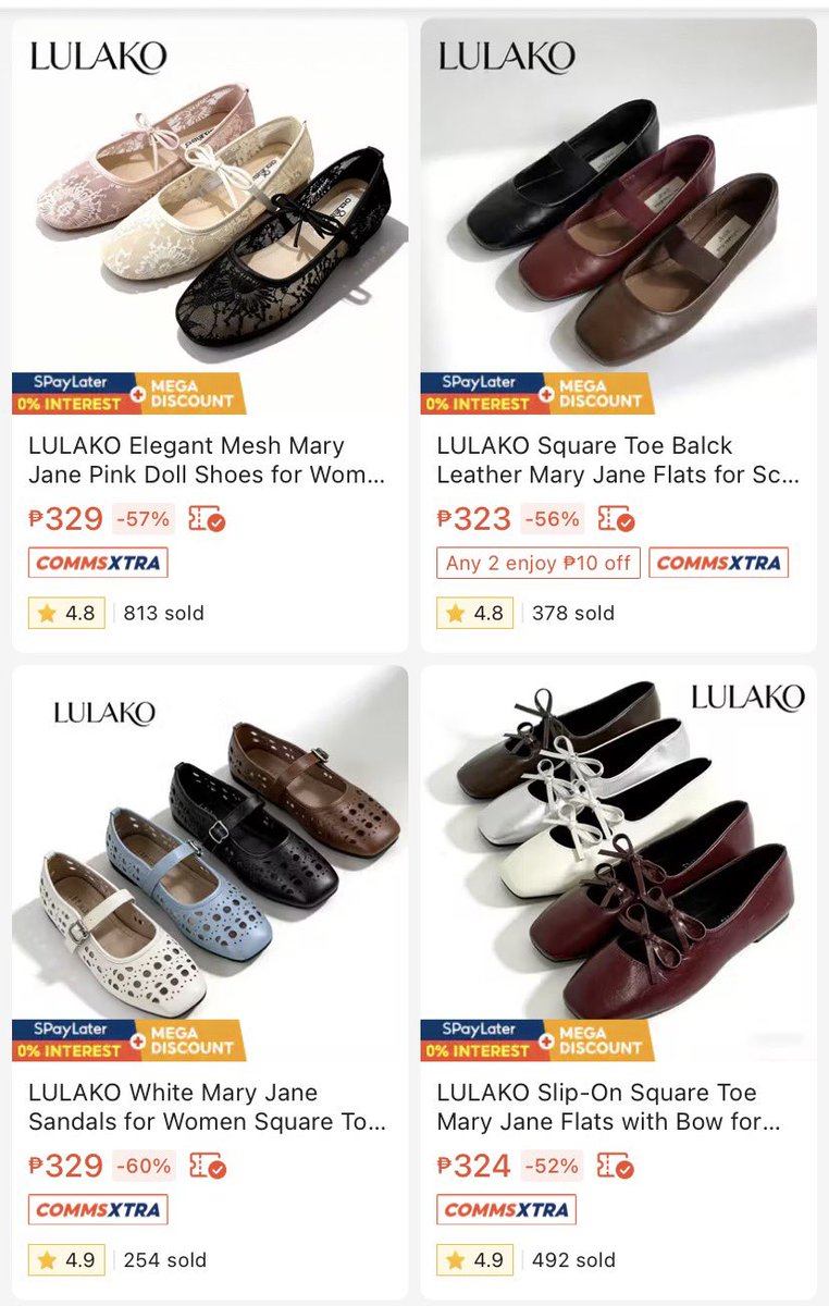 miefinds's tweet photo. FOUND THESE LOCAL SHOE BRANDS ON SHOPEE THAT SELLS TRENDY AND COMFY FOOTWEAR 👠🥿🩰

perfect for corporate girlies na naghahanap ng comfy everyday shoes na babagay sa kahit anong outfit. these are also perfect for college students and very very affordable ng mga prices 😍✨ https://t.co/6MzWQFzeHL