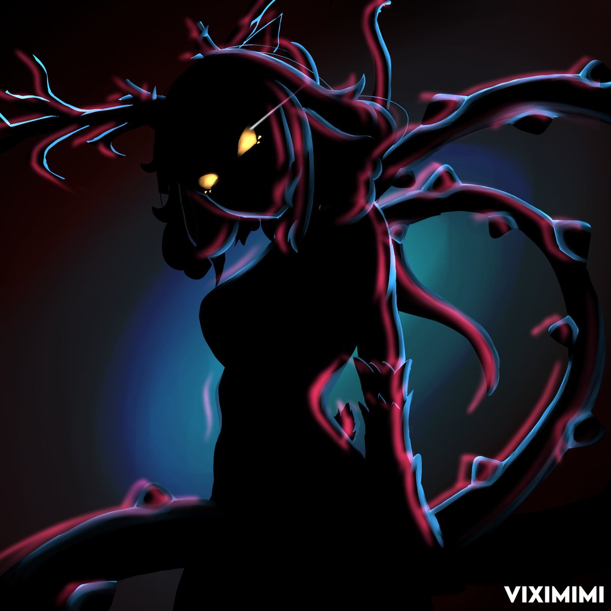 viximimi's tweet photo. fanart of Olive (best girl) for @FloofGremlin https://t.co/cOzoOckH8P