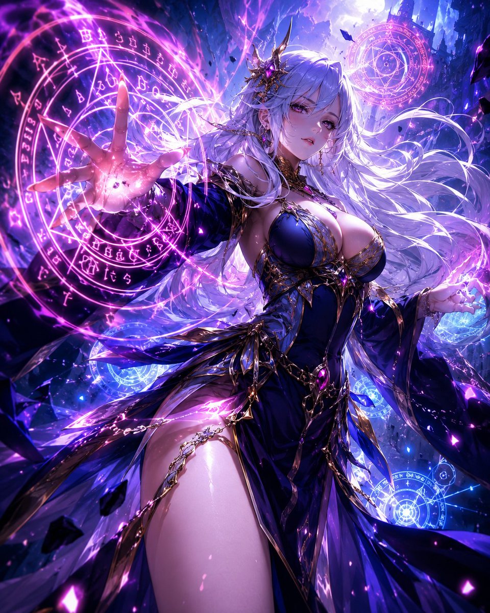 PromptDreamer81's tweet photo. QT Your Sorceress Art https://t.co/xx6QzsqVrm