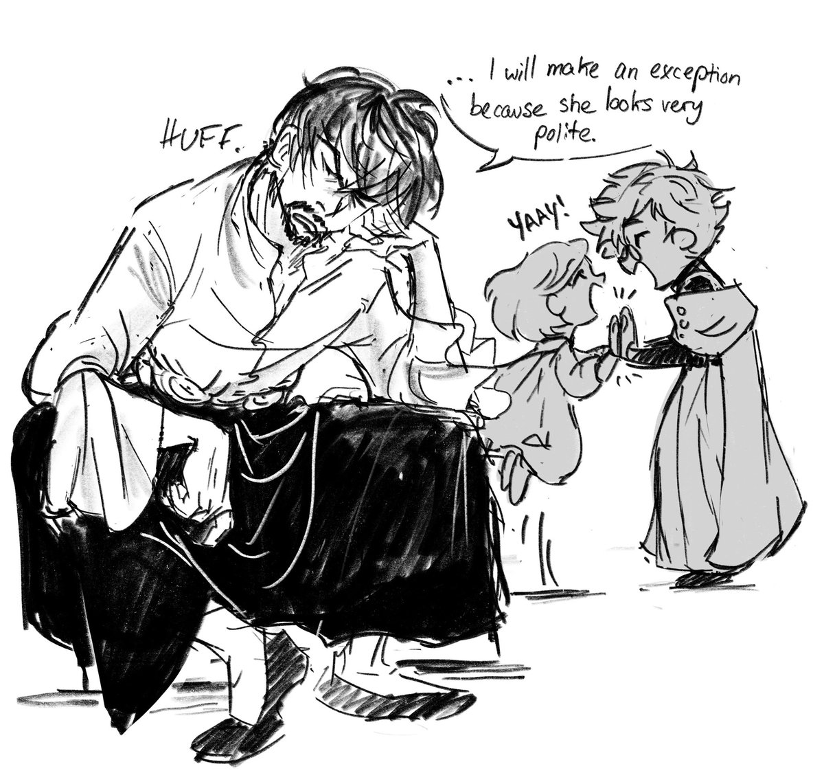 laquilasse's tweet photo. And then he lost the idgaf war because she said “the pretty lights you made changed my life Master Olly 🥺” #wha #witchhatatelier https://t.co/9xZBlnKl8u