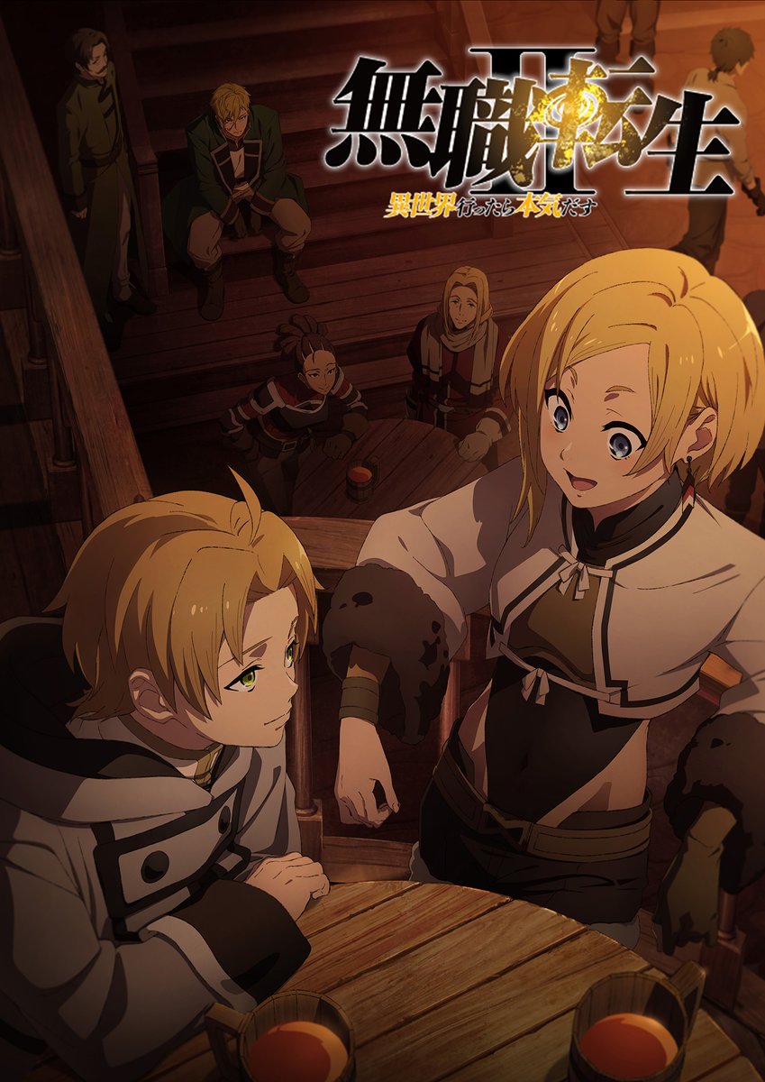 mushokutensei_A's tweet photo. 「 #無職転生Ⅲ」
第6話「修羅場再び？」今夜放送!!
￣￣￣￣￣￣￣￣￣￣￣￣￣￣￣
放送の前に、2期第1話～第3話【泥沼編】を
配信などでぜひチェックしてください！

[各話あらすじ]
1話▶https://t.co/z1HnNSMdYQ
2話▶https://t.co/NUhfTwZ5pZ
3話▶https://t.co/6NSLFA6TEa https://t.co/BwfnZGaGrV